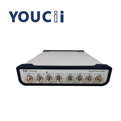 8 مقياس الطاقة الضوئية 850nm 1310nm 1490nm 1550nm 1610nm الطول الموجي المعايرة