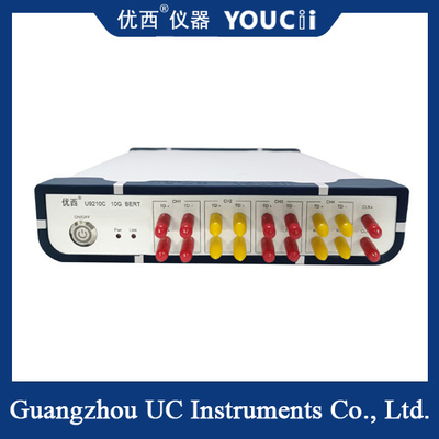 4 قنوات BERT تستر 10G مقياس خطأ كامل معدل 0.622 إلى 11.7 جيجابت في الثانية بيرت