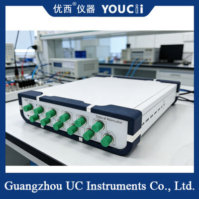 مخفف بصري متغير، مع خسارة إدخال أقل من 1.8 ديسيبل