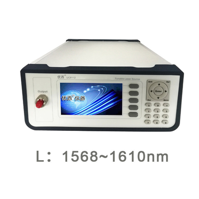 L Band Tunable Laser Source قابل للتعديل مصدر الضوء التوهين 1568 ~ 1610 نانومتر